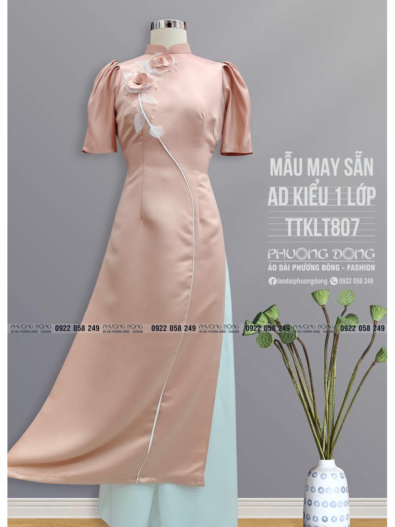 Áo Dài Phom Trẻ Vải Tafta TTKLT807